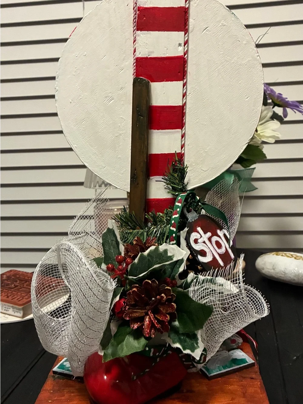 Santa STOP HERE! HO! HO! HO!